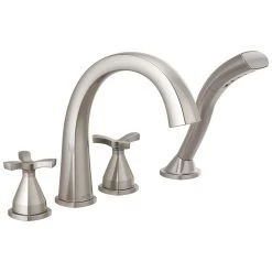 Delta Faucet - T47776-SS - Stryke® Four Hole Roman Tub Trim