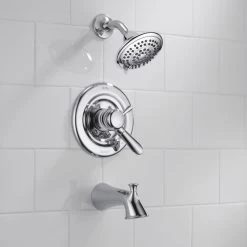 Delta Lahara Monitor 17 Series Tub & Shower Trim, Chrome, T17438 -Delta Faucet Store a43118470cbf4213 0961 w800 h800 b0 p0