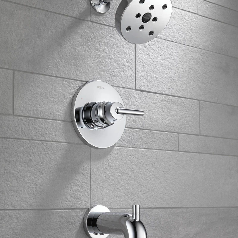 Delta Trinsic Monitor 14 Series H2Okinetic Tub & Shower Trim, Chrome, T14459 2 Delta Trinsic Monitor 14 Series H2Okinetic Tub & Shower Trim, Chrome, T14459 - Image 2