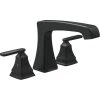 Delta T2764 Ashlyn Deck Mounted Roman Tub Filler - Matte Black