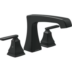 Delta T2764 Ashlyn Deck Mounted Roman Tub Filler - Matte Black