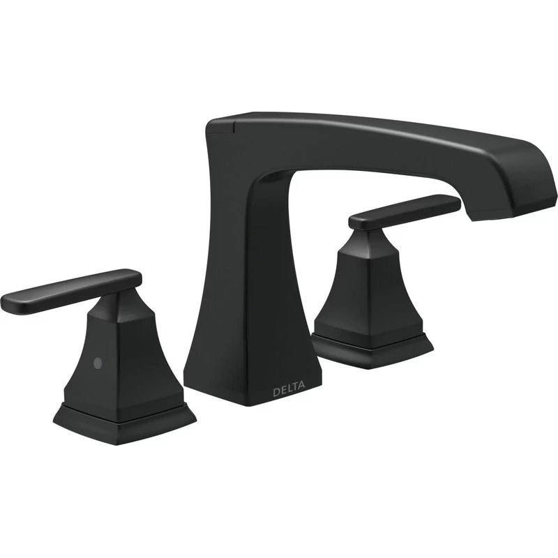 Delta T2764 Ashlyn Deck Mounted Roman Tub Filler - Matte Black 1 Delta T2764 Ashlyn Deck Mounted Roman Tub Filler - Matte Black