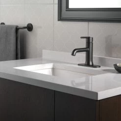 Delta Trinsic Single Handle Bathroom Faucet, Matte Black, 559LF-BLLPU -Delta Faucet Store ae5198720d25cfbc 3017 w800 h800 b0 p0