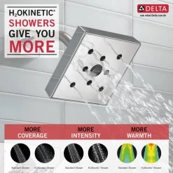 Delta Ara Monitor 14 Series H2Okinetic Tub & Shower Trim, Chrome, T14467 -Delta Faucet Store ae71ef870d25ccb4 4463 w800 h800 b0 p0
