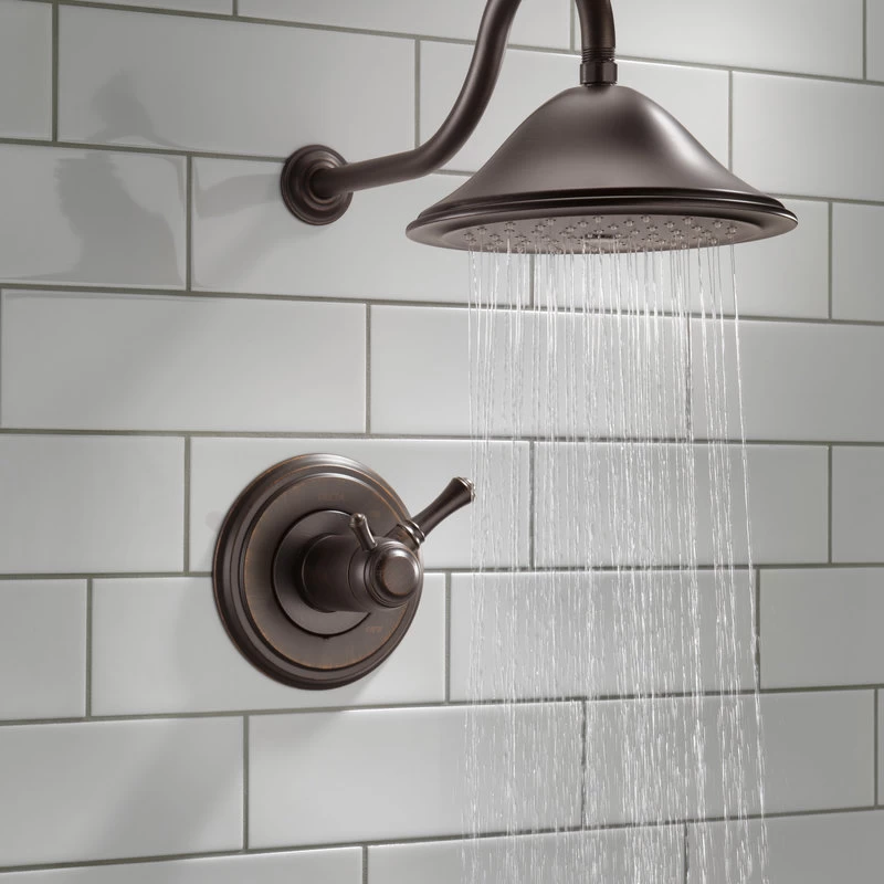 Delta Cassidy TempAssure 17T Series Shower Trim, Venetian Bronze, T17T297-RB 2 Delta Cassidy TempAssure 17T Series Shower Trim, Venetian Bronze, T17T297-RB - Image 2