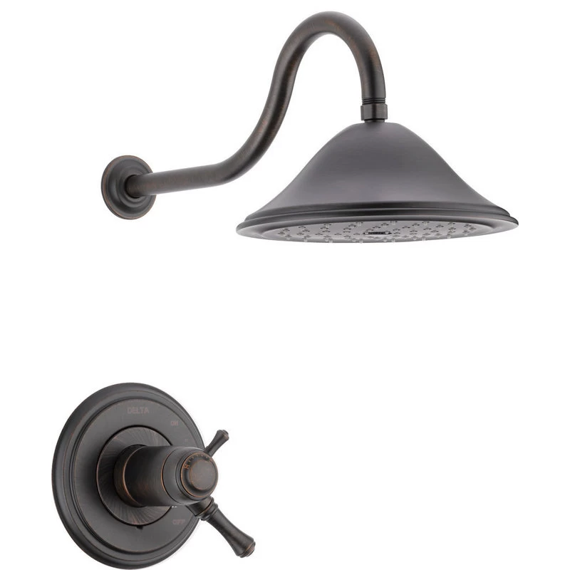 Delta Cassidy TempAssure 17T Series Shower Trim, Venetian Bronze, T17T297-RB 1 Delta Cassidy TempAssure 17T Series Shower Trim, Venetian Bronze, T17T297-RB