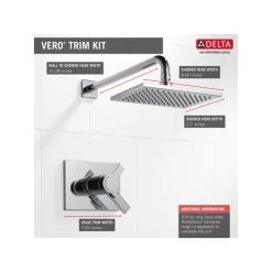Delta Vero TempAssure 17T Series Shower Trim, Chrome, T17T253 7 Delta Vero TempAssure 17T Series Shower Trim, Chrome, T17T253 -Delta Faucet Store c571e6f20c475a23 1395 w800 h800 b0 p0