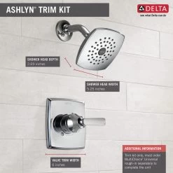 Delta Ashlyn Monitor 14 Series Shower Trim, Chrome, T14264 -Delta Faucet Store c77188970d25d007 1368 w800 h800 b0 p0