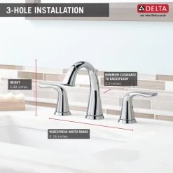 Delta 3538-MPU-DST Lahara Widespread Bathroom Faucet - Champagne Bronze -Delta Faucet Store cb115bc60ea58df3 8877 w800 h800 b0 p0
