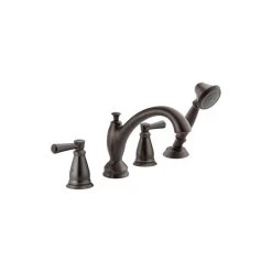 Delta Linden Roman Tub With Hand Shower Trim, Venetian Bronze, T4793-RB