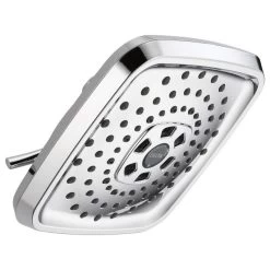 Delta H2Okinetic 3-Setting Raincan Shower Head, Chrome, 52690