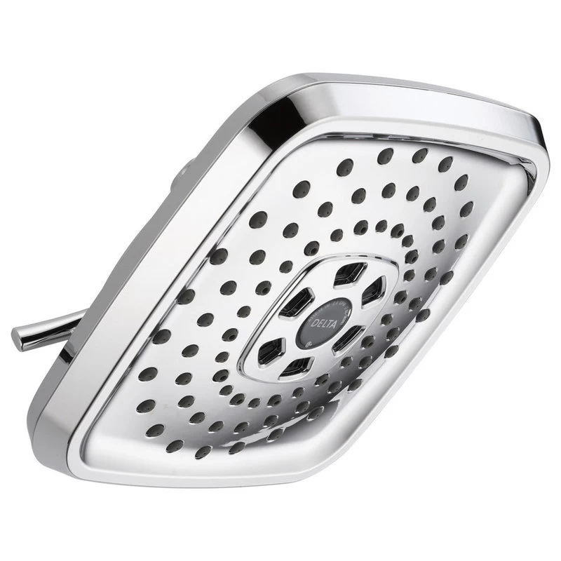 Delta H2Okinetic 3-Setting Raincan Shower Head, Chrome, 52690 1 Delta H2Okinetic 3-Setting Raincan Shower Head, Chrome, 52690