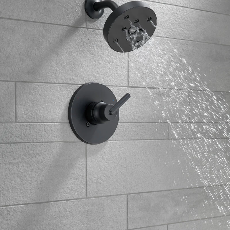 Delta Trinsic Monitor 14 Series H2Okinetic Shower Trim, Matte Black, T14259-BL 2 Delta Trinsic Monitor 14 Series H2Okinetic Shower Trim, Matte Black, T14259-BL - Image 2