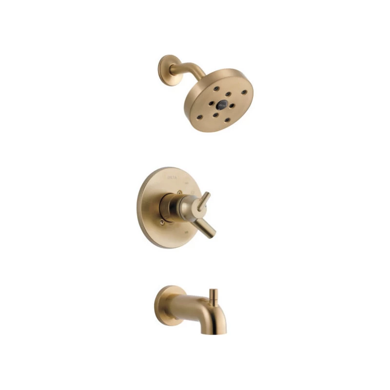 Delta Trinsic Monitor 17 Series H2Okinetic Tub & Shower Trim, Champagne Bronze 1 Delta Trinsic Monitor 17 Series H2Okinetic Tub & Shower Trim, Champagne Bronze