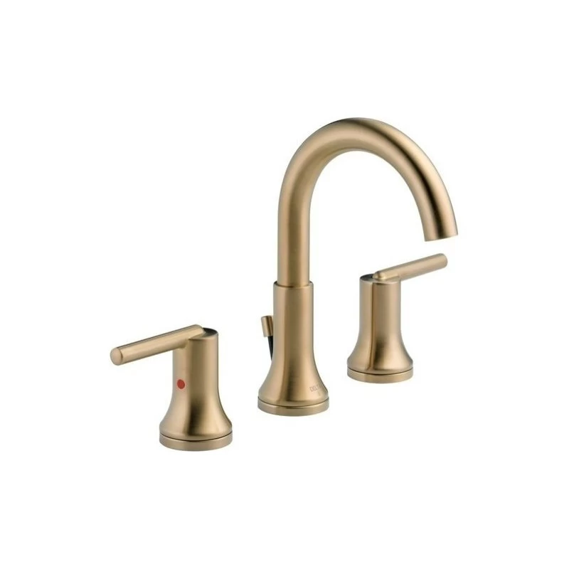 Delta Trinsic 2 Handle Widespread Faucet, Champagne Bronze, 3559-CZMPU-DST 1 Delta Trinsic 2 Handle Widespread Faucet, Champagne Bronze, 3559-CZMPU-DST