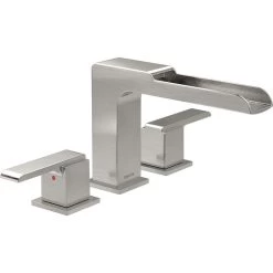 Delta Ara Channel Roman Tub Trim, Stainless, T2768-SS