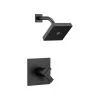 Delta Ara Monitor 17 Series H2Okinetic Shower Trim, Matte Black, T17267-BL