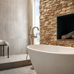 Delta Trinsic Contemporary Floor Mount Tub Filler Trim, Champagne Bronze -Delta Faucet Store f6a11abe0cbf4248 1387 w800 h800 b0 p0