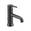 Delta Trinsic Single Handle Bathroom Faucet, Matte Black, 559LF-BLMPU