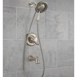 Delta Linden Monitor 17 Series Tub And Shower Trim With In2ition, Stainless -Delta Faucet Store fce1352c0d35d673 8881 w800 h800 b0 p0