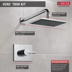 Delta Vero Monitor 14 Series Shower Trim, Polished Chrome -Delta Faucet Store fdd10de90cbf4246 2845 w800 h800 b0 p0