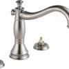 Delta T2797-LHP Cassidy Deck Mounted Roman Tub Filler Trim - - Brilliance