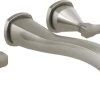 Delta T5776-WL Stryke Double Handle Wall Mounted Tub Filler Trim - Brilliance