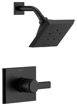 Delta Pivotal Monitor 14 Series H2Okinetic Shower Trim, Matte Black, T14299-BL