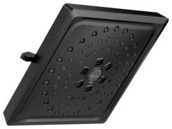Delta H2Okinetic 3-Setting Raincan Shower Head, Matte Black, 52684-BL