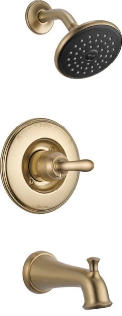 Delta Linden Monitor 14 Series Tub And Shower Trim, Champagne Bronze, T14494-CZ