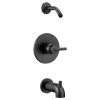 Delta Trinsic Monitor 14 Series Tub & Shower Trim - Less Head, Matte Black