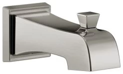 Delta Flynn Tub Spout, Pull-Up Diverter, Stainless, RP77091SS