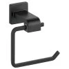 Delta Ara Toilet Tissue Holder, Matte Black, 77550-BL