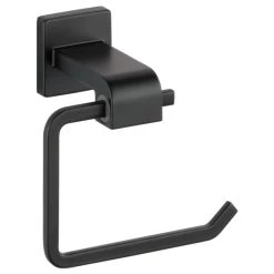 Delta Ara Toilet Tissue Holder, Matte Black, 77550-BL