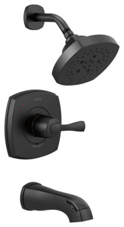 Delta 14 Series Tub And Shower Matte Black