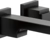 Delta T3567LF-WL Ara 1.2 GPM Wall Mounted Bathroom Faucet - - Matte Black
