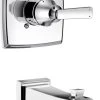 Delta Single Handle Tub Only Trim, Polished Chrome