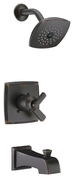 Delta Ashlyn Monitor 17 Series Tub And Shower Trim, Venetian Bronze, T17464-RB