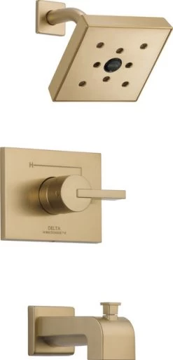 Delta Vero Monitor 14 Series H2Okinetic Tub And Shower Trim, Champagne Bronze