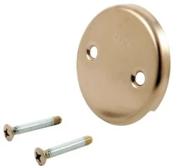 Delta Overflow Plate & Screws, No Trip Lever, Champagne Bronze, RP31556CZ