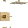 Delta Vero Monitor 14 Series Tub & Shower Trim, Champagne Bronze, T14453-CZ