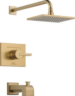 Delta Vero Monitor 14 Series Tub & Shower Trim, Champagne Bronze, T14453-CZ