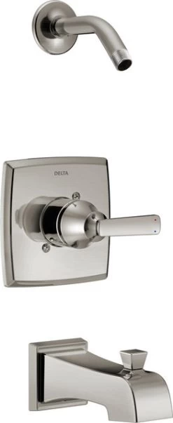 Delta Ashlyn Monitor 14 Series Tub And Shower Trim - Less Head, Stainless