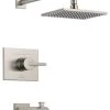 Delta Vero Monitor 14 Series Tub And Shower Trim, Stainless, T14453-SS